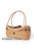 Ladies fashion handbags rattan straw ata grass balinese style